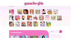 Desktop Screenshot of girlgames4free.net
